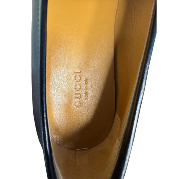 Gucci NIB Real Betis Glamour Loafers in Black Size 39 - Picture 7 of 12